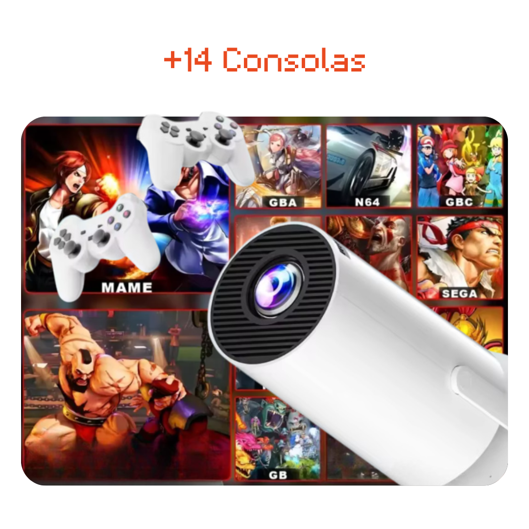 Projector Consola con más de 10.000 juegos